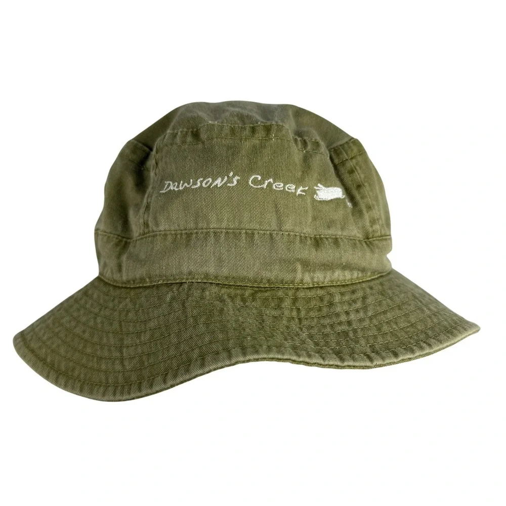 Vintage HeadShot Dawsons Creek Y2K Dual Sided Embroidered Unisex Bucket Hat